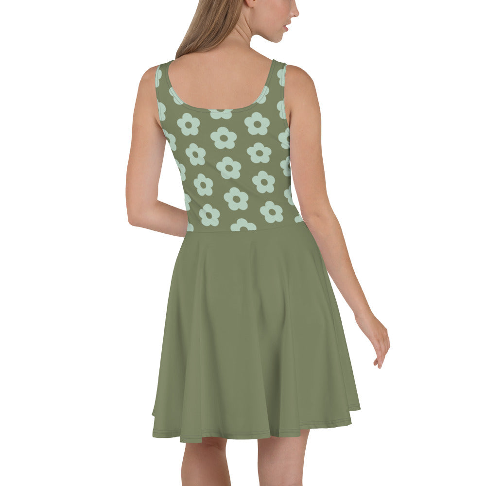 Floral Flex Skater Dress