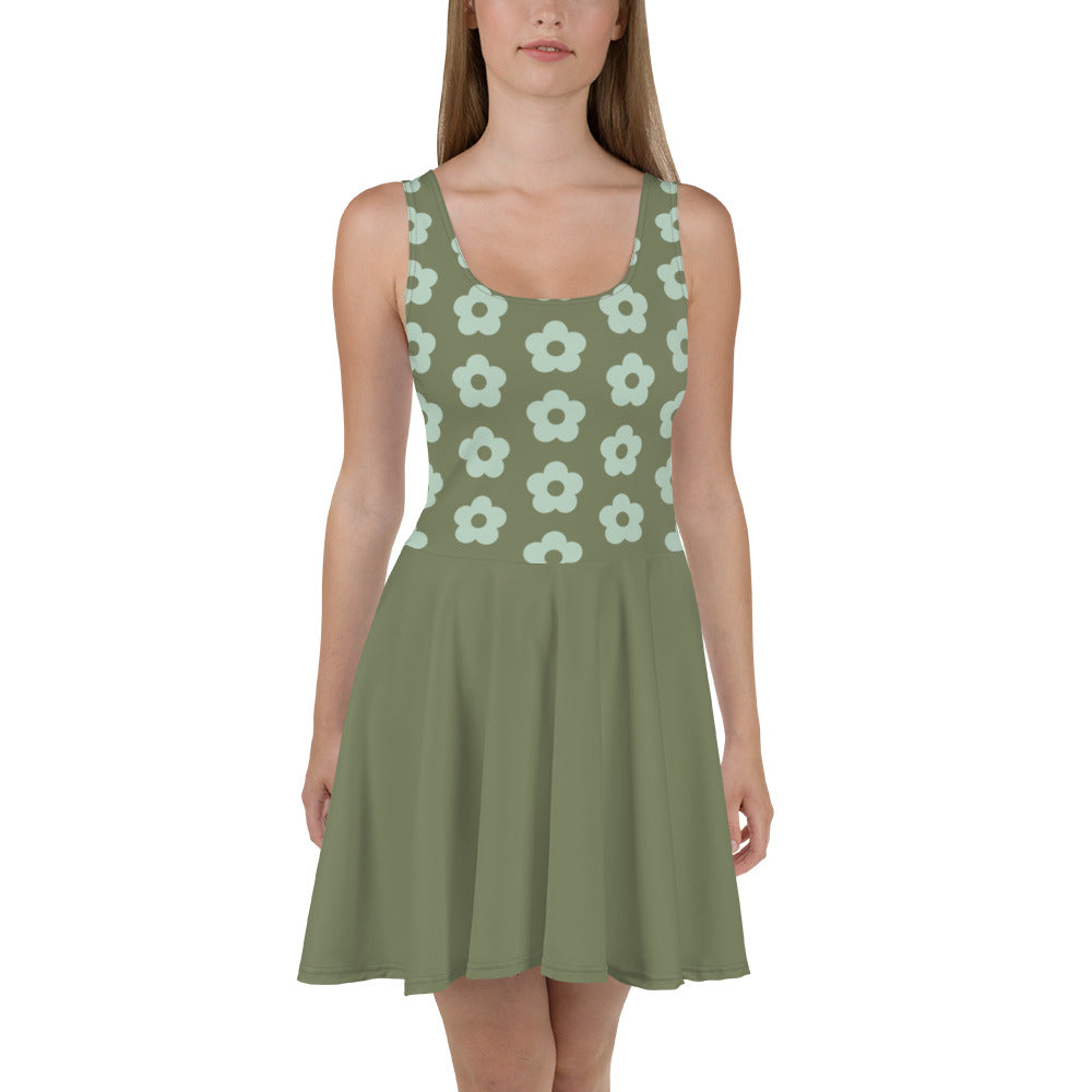 Floral Flex Skater Dress