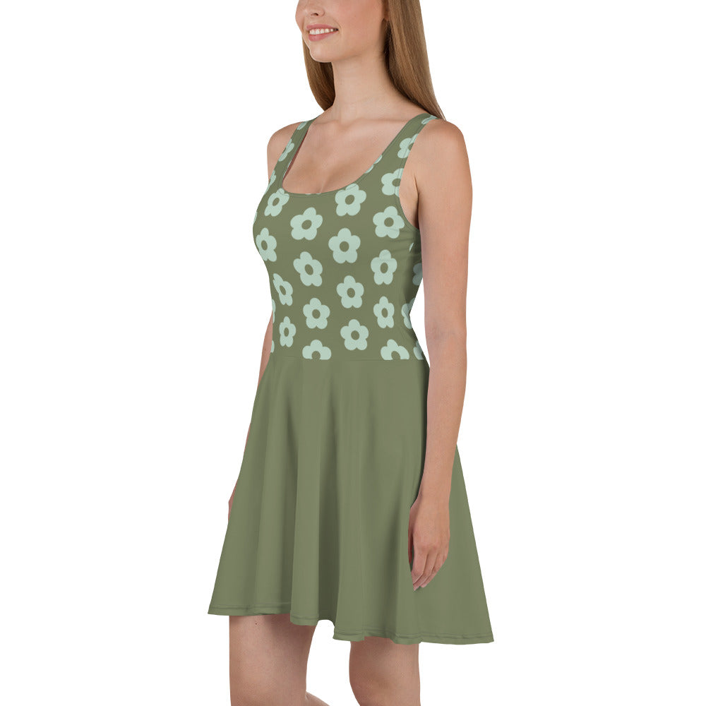 Floral Flex Skater Dress
