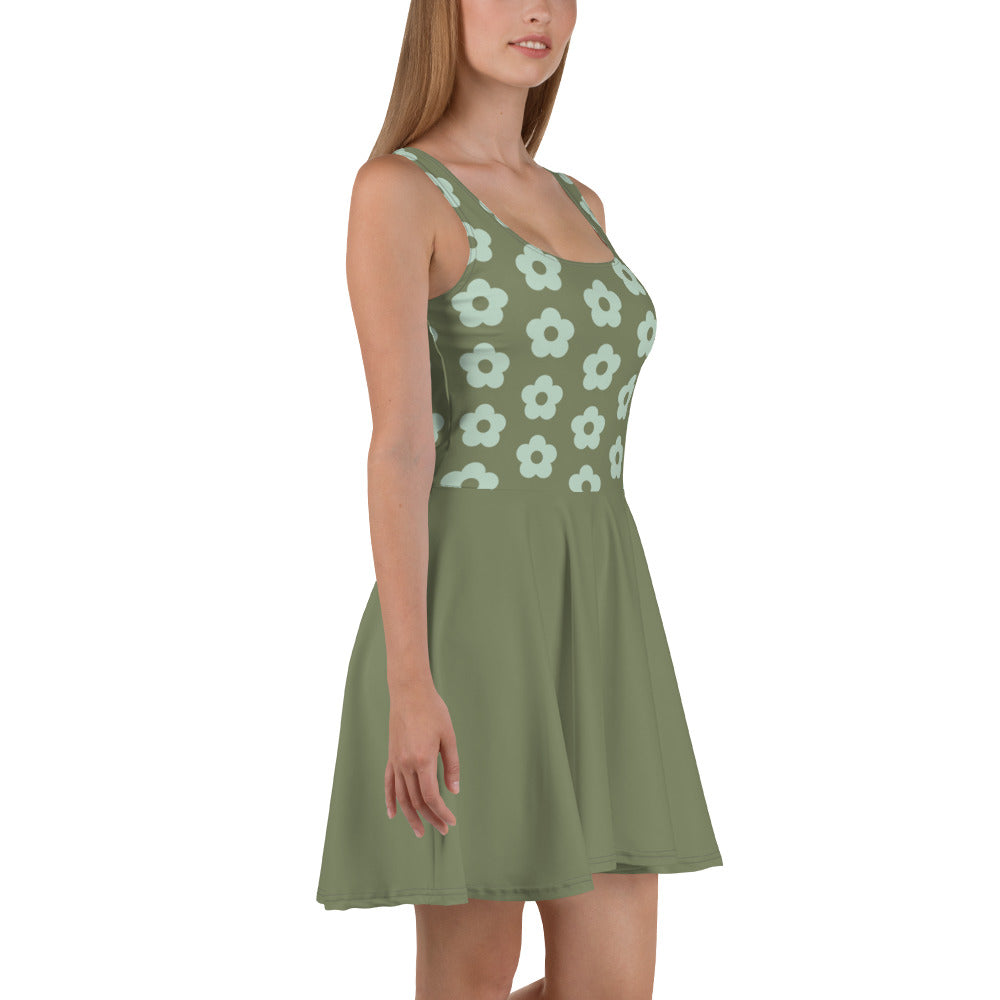 Floral Flex Skater Dress
