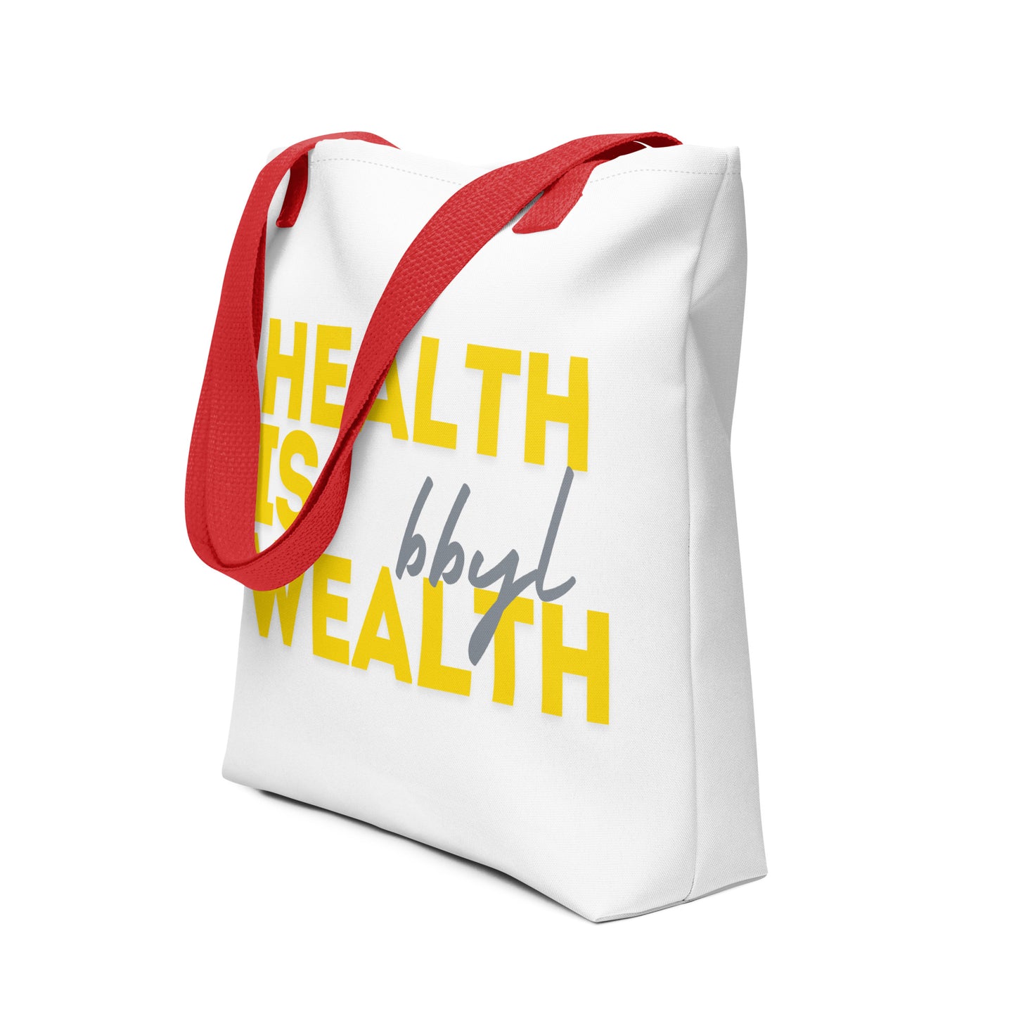 Health is Wealth Tote bag