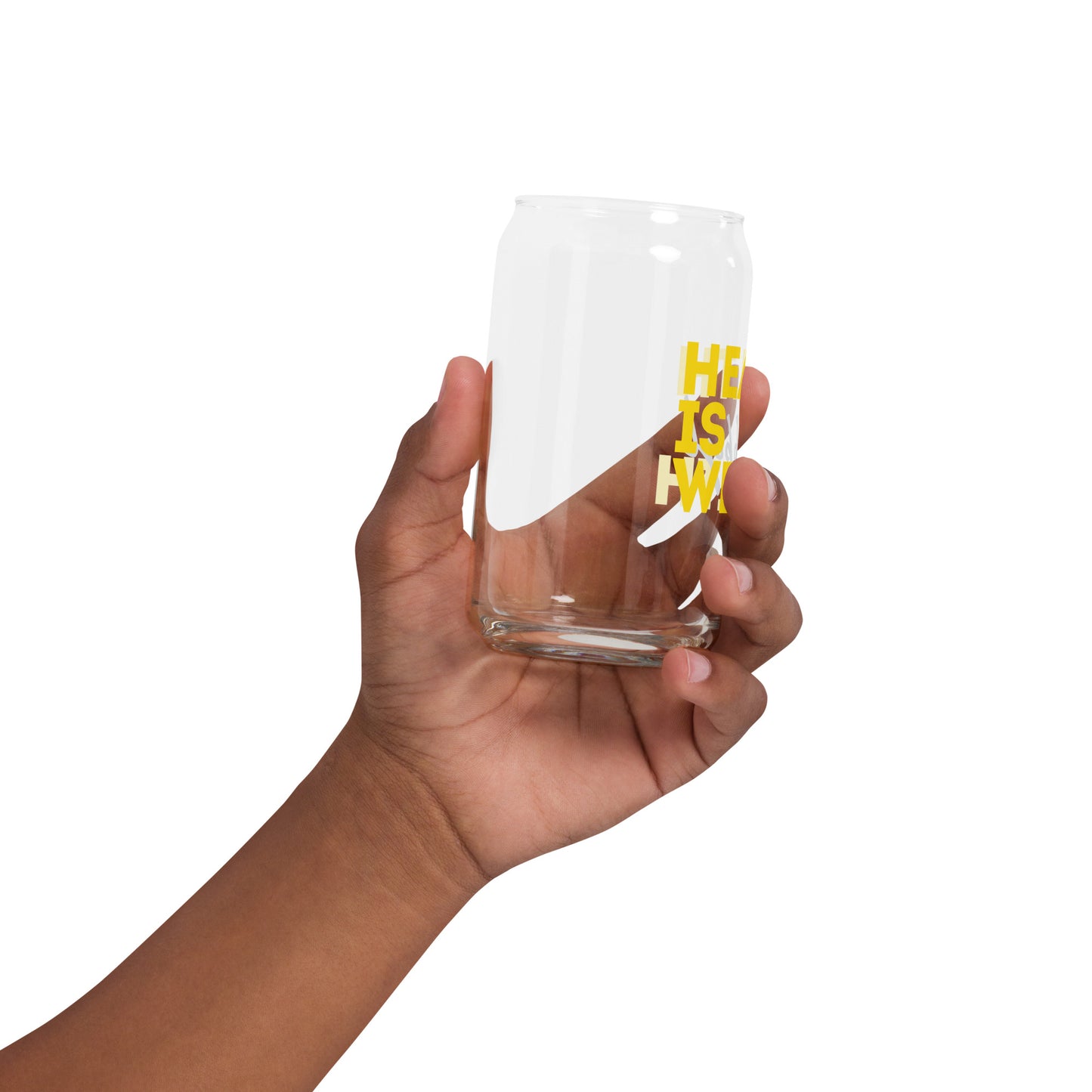 Health is Wealth glass