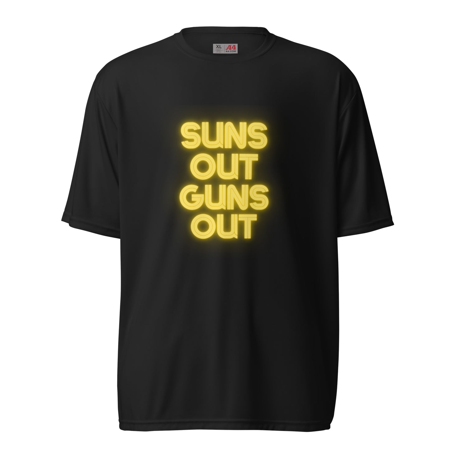 Suns Out Guns Out Moisture Fabric Tee