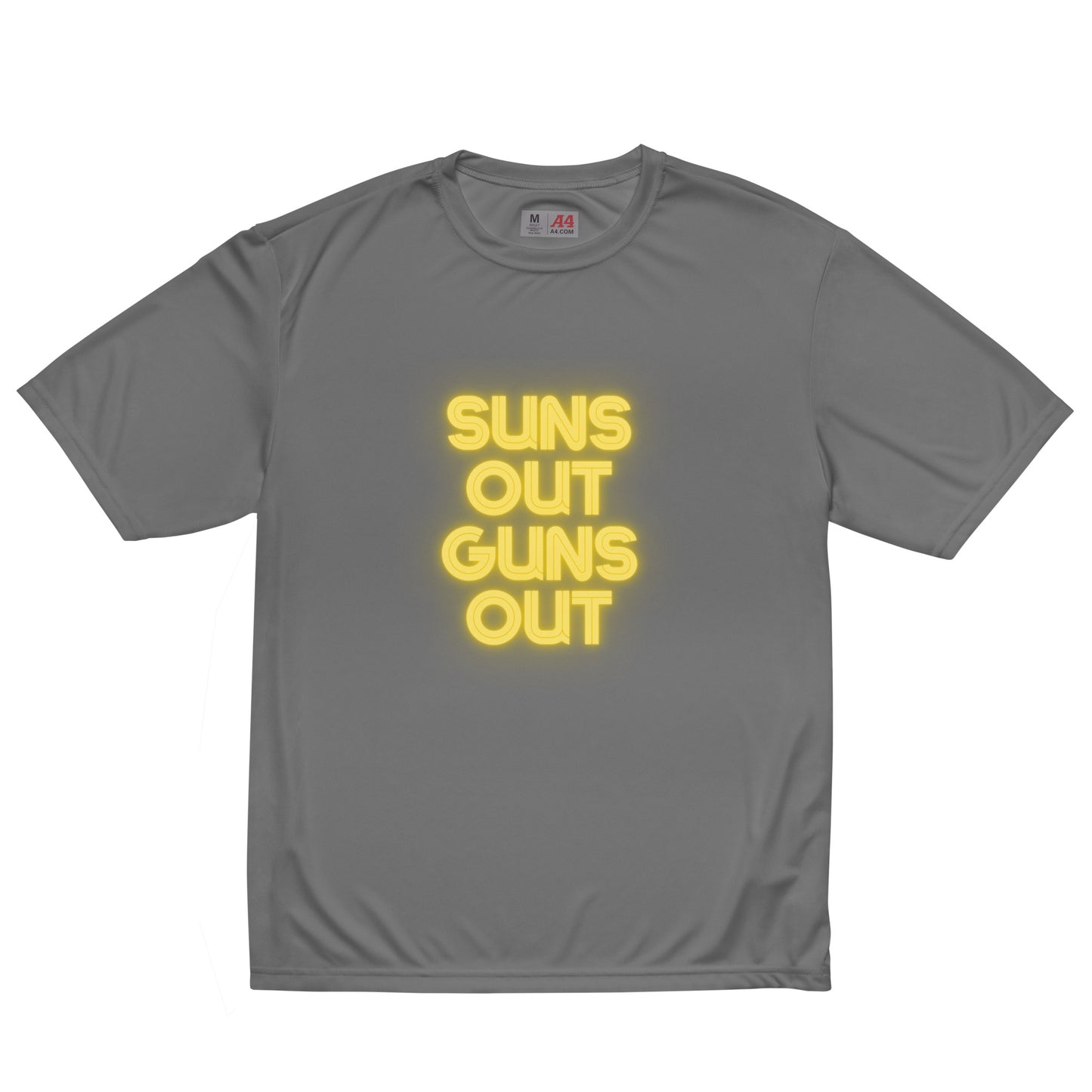Suns Out Guns Out Moisture Fabric Tee