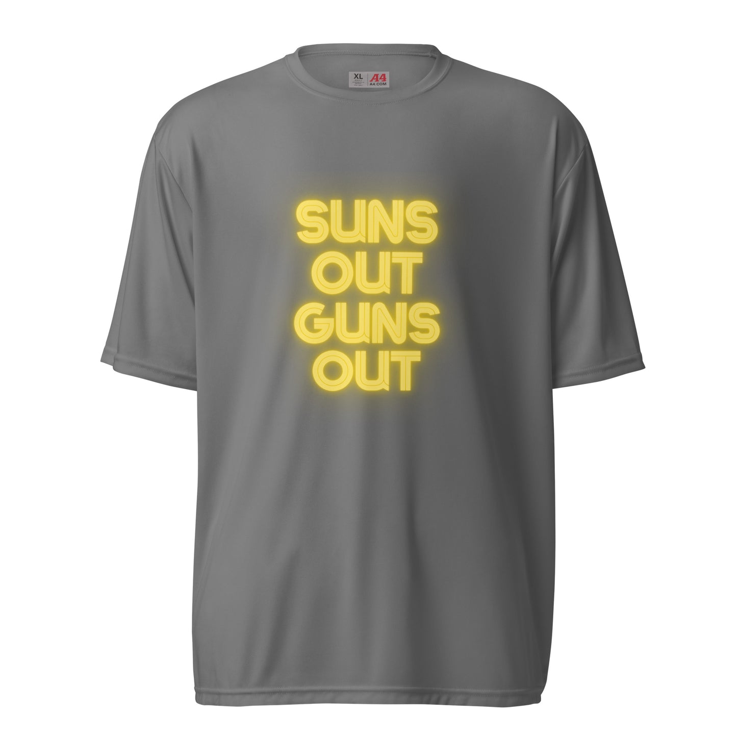 Suns Out Guns Out Moisture Fabric Tee