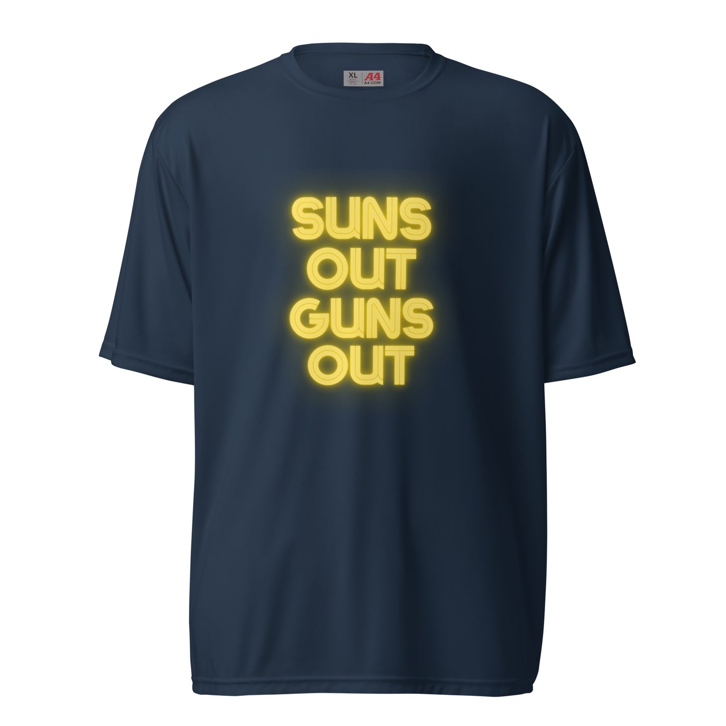 Suns Out Guns Out Moisture Fabric Tee