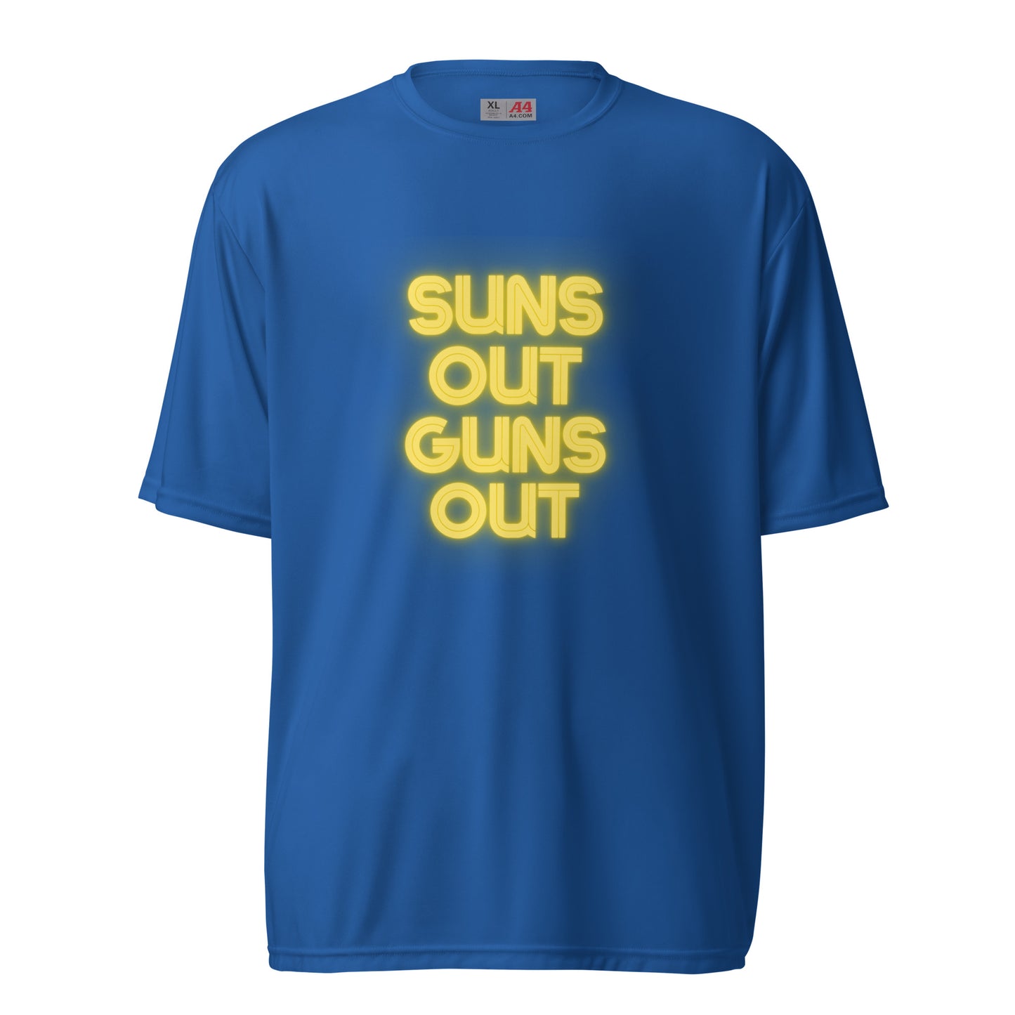 Suns Out Guns Out Moisture Fabric Tee